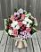 Букет цветов из: Альстромерии, Гвоздики, Розы и Хризантемы в Широчанке
