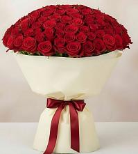 Букет 101 Красная роза Милано в Широчанке