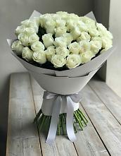 Букет 35 Белых роз в Широчанке