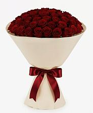 Букет 101 Бордовая роза Блэк Бакарра в Широчанке
