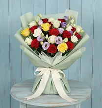 Букет цветов из:  Розы в Широчанке