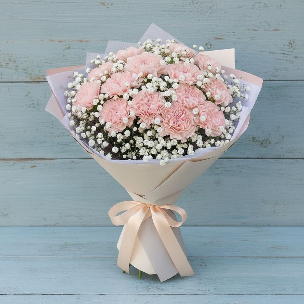 Букет цветов из: Гвоздики в Широчанке