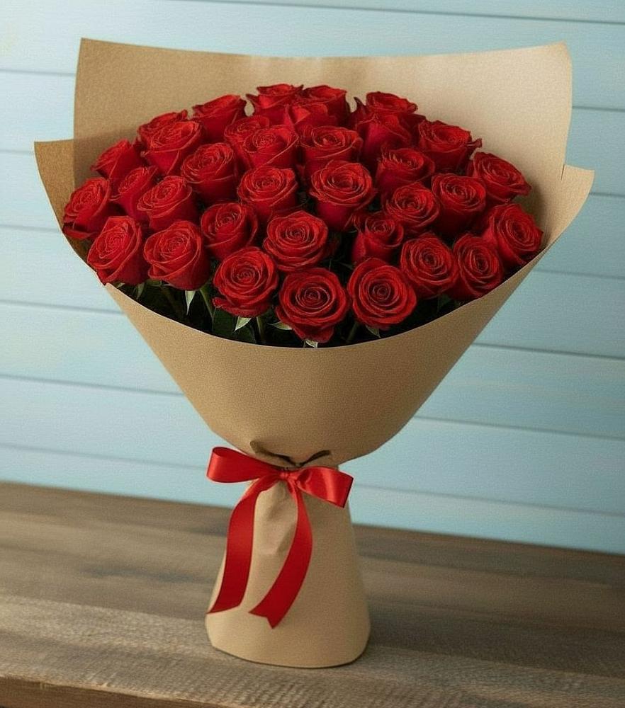 Букет Красные розы Милано в Широчанке