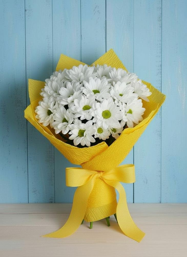 Букет цветов из: Хризантемы в Широчанке