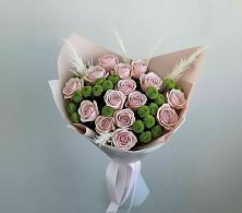 Букет цветов из:  Розы и Хризантемы #REPLACE_PRED# Широчанке