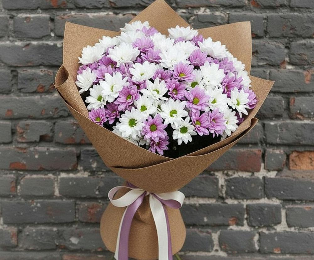 Букет цветов из: Хризантемы в Широчанке