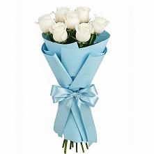 Букет 7 белых роз Проуд #REPLACE_PRED# Широчанке