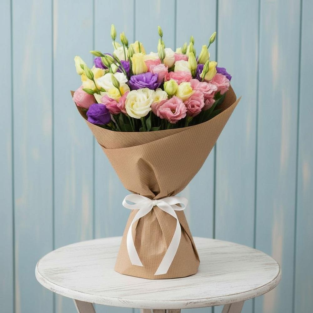 Букет цветов из: Лизиантусы в Широчанке