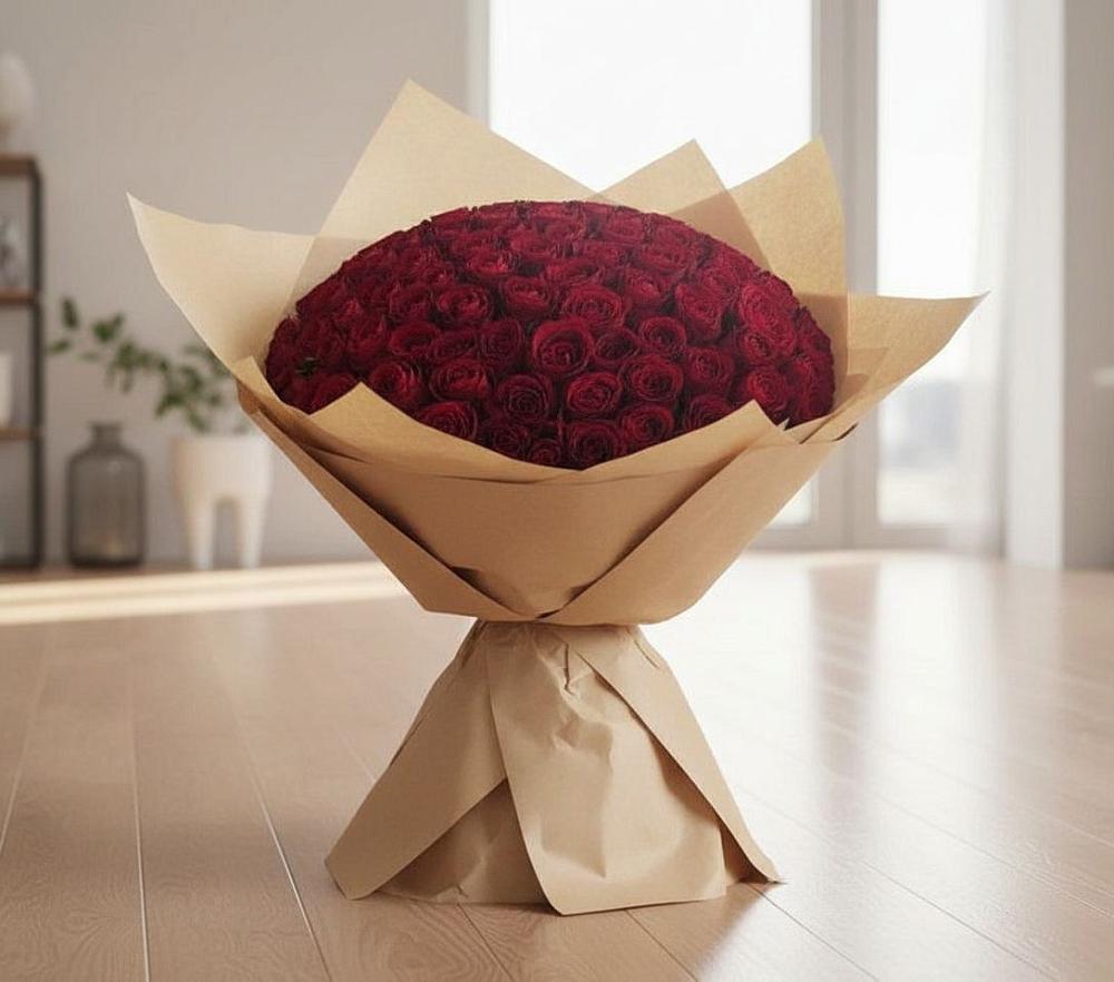 Букет 101 Красная роза в Широчанке