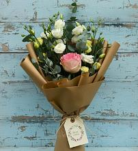 Букет цветов из:  Розы и Лизиантусы #REPLACE_PRED# Широчанке